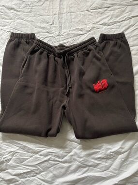 white fox sweatpants